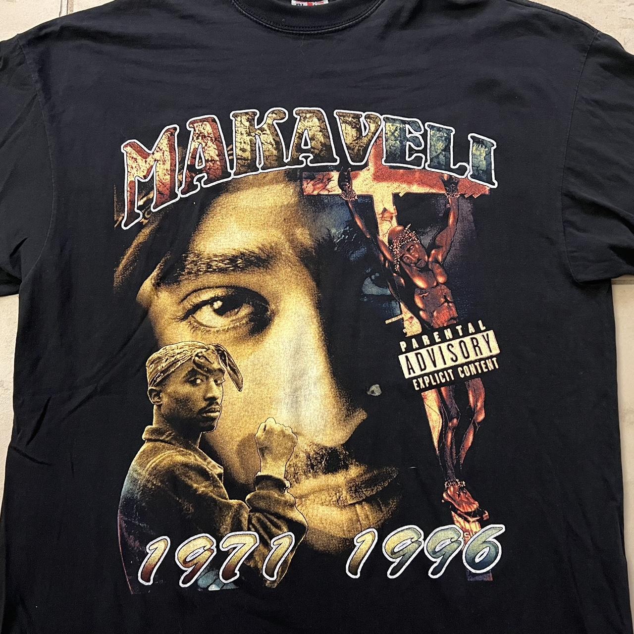 Vintage Tupac 2Pac Shakur Rap Tee Music T-shirt size...