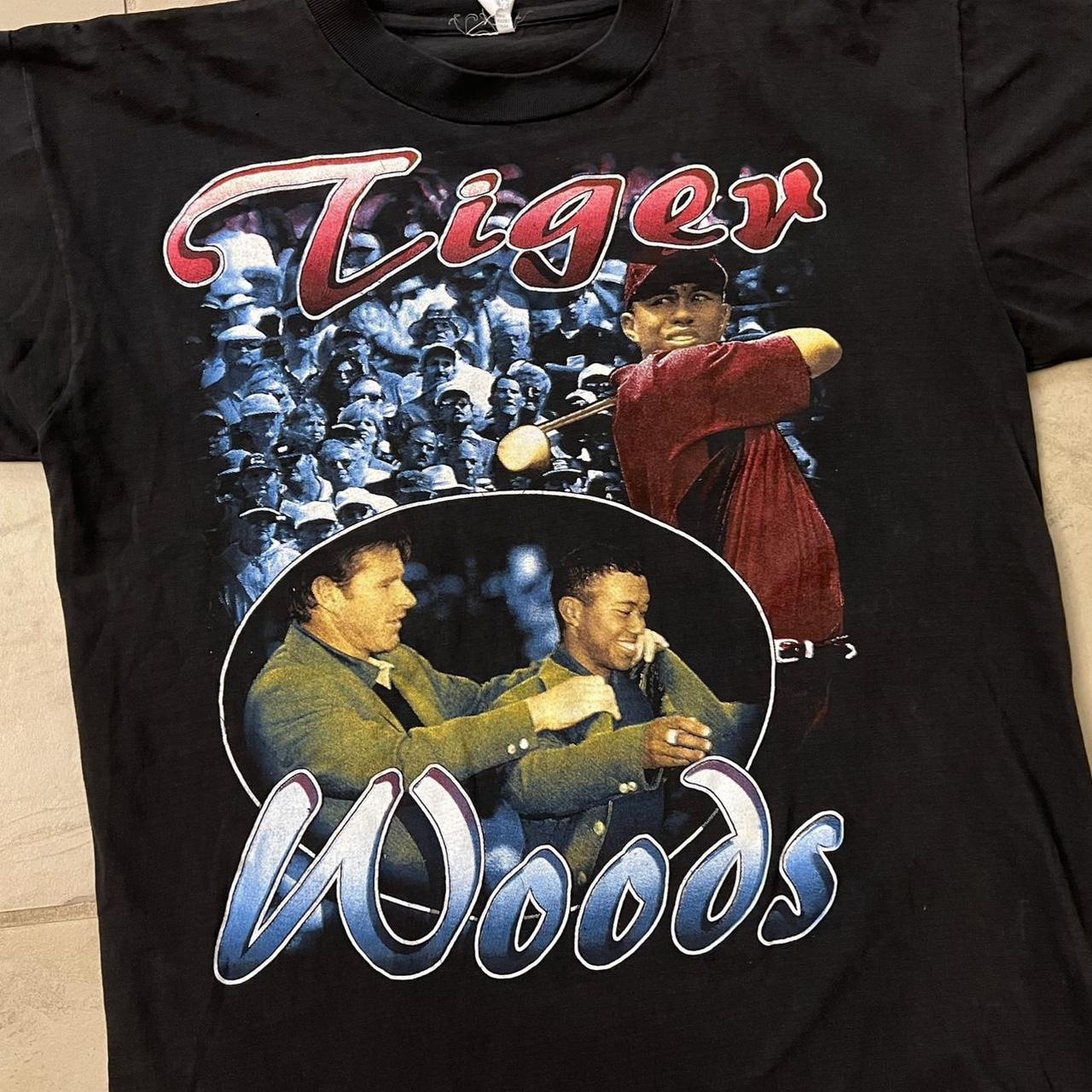 Vintage Tiger Woods Golf Rap Tee T-shirt size XL. If...