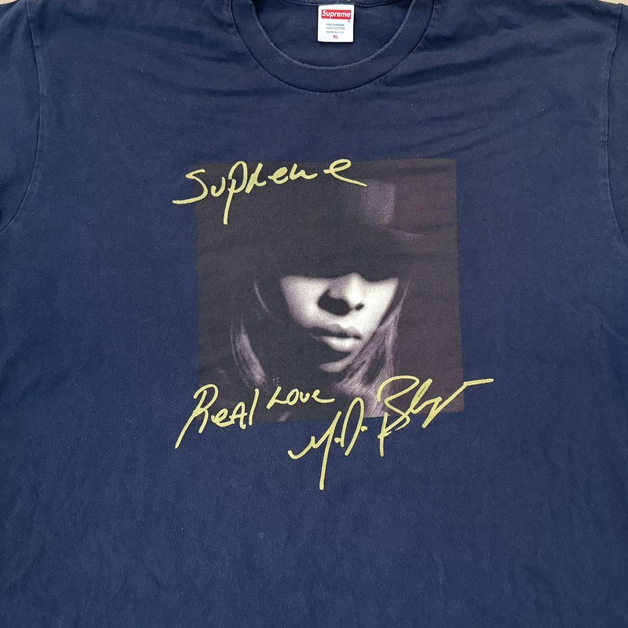シュプリーム メアリーJブライジ Tシャツ 白 Lサイズ Supreme シュプリーム 19FW Mary J. Blige Tee メアリー・J