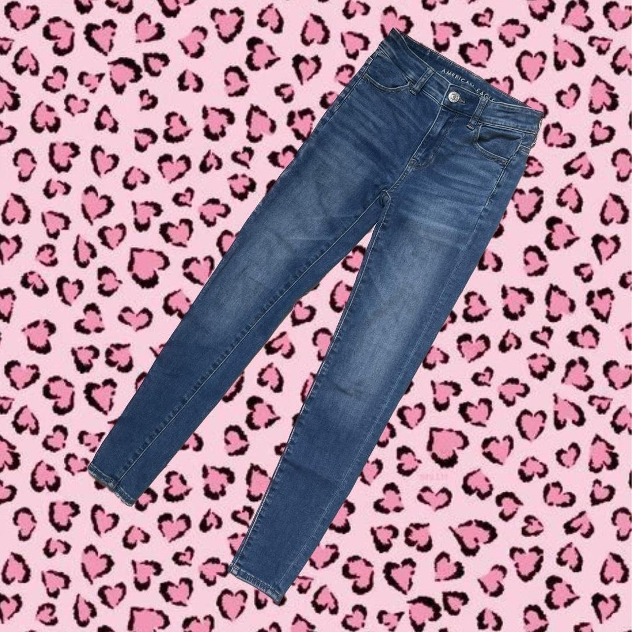 American Eagle Women's Blue Jeans Depop