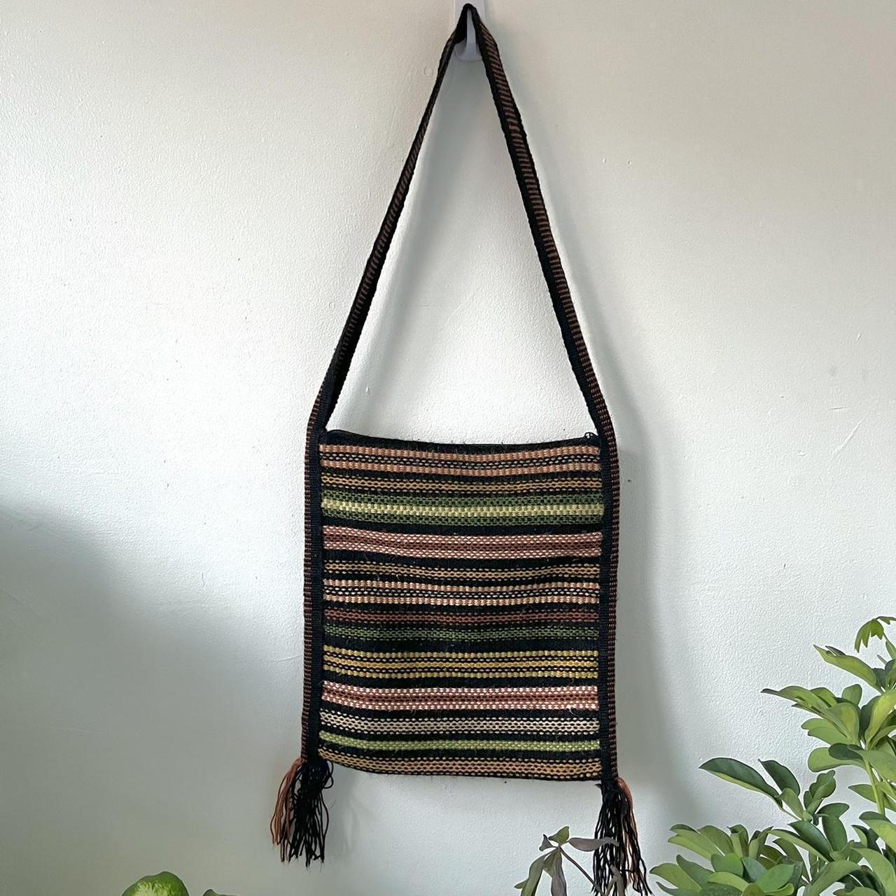 Y2K hippie Cross body/shoulder bag in Multicolor... Depop