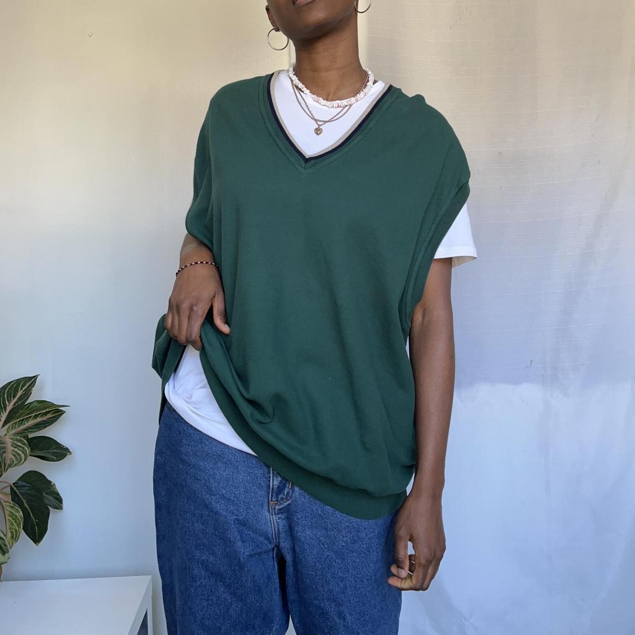 Geoffrey Beene Women's Green Jumper