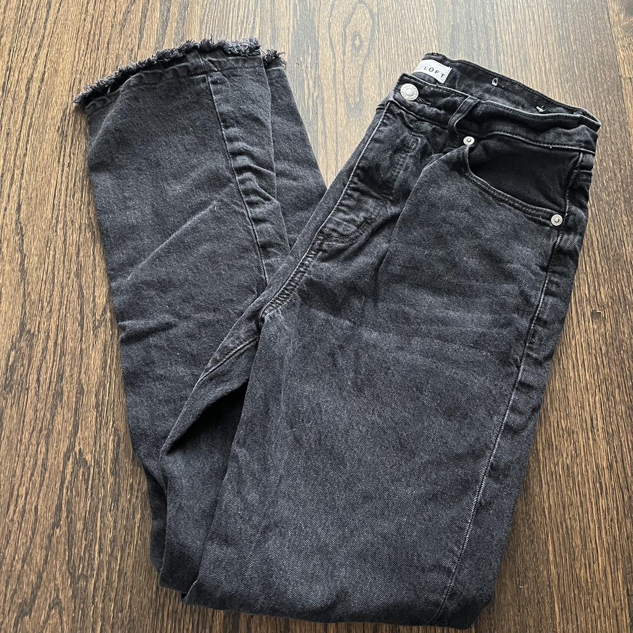 Black hot sale jeans loft