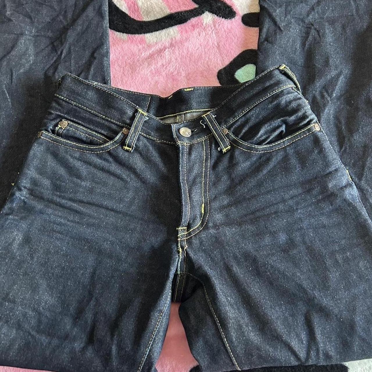 authentic pink Evisu jeans repop! didn’t fit... Depop