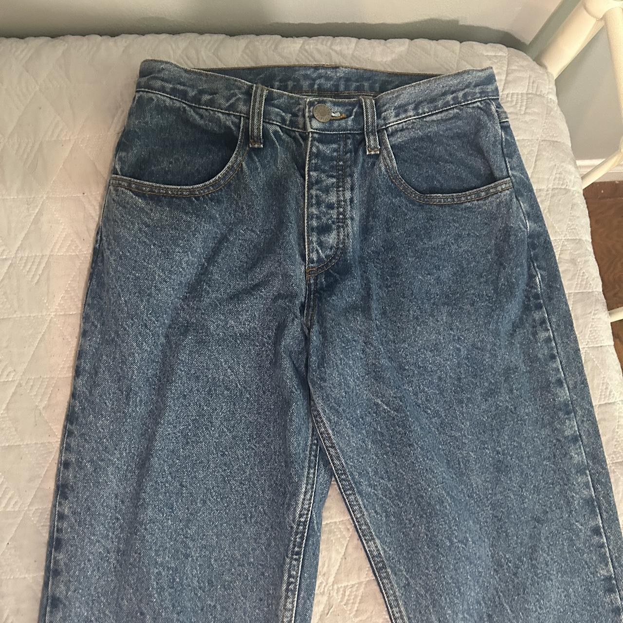 brandy melville eliana medium wash jeans ! ALREADY... - Depop