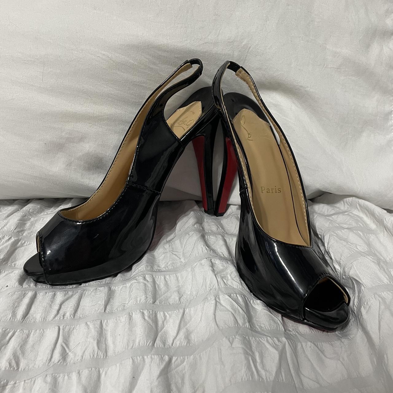 Christian Louboutin red bottom dress shoes. Wire - Depop