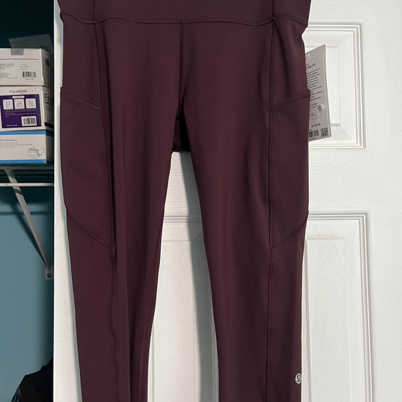 LULULEMON Fast and Free HR Crop 19” Size 10. NEVER WORN