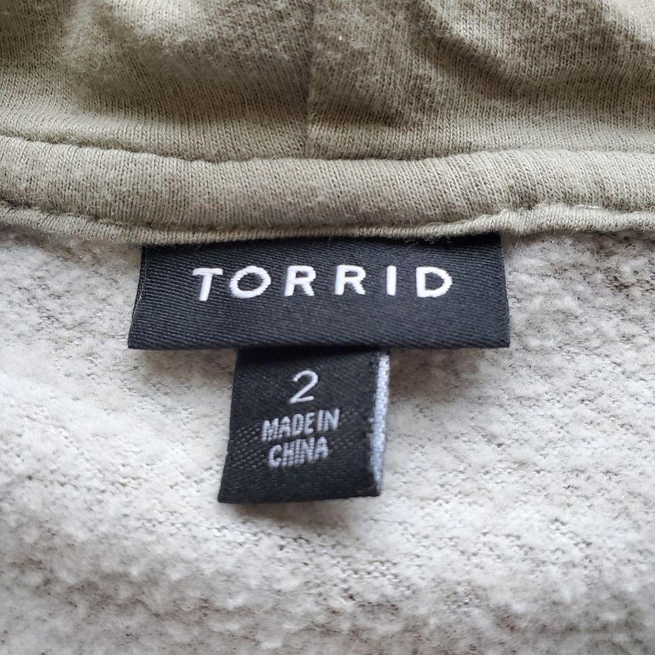 Torrid Women's Pink and Green Hoodie (3)