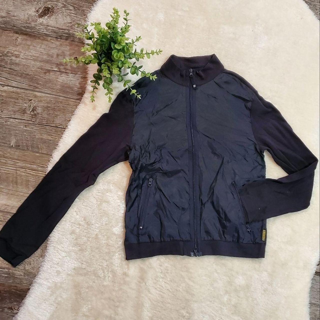 Armani Jeans Women's Black Jacket Depop