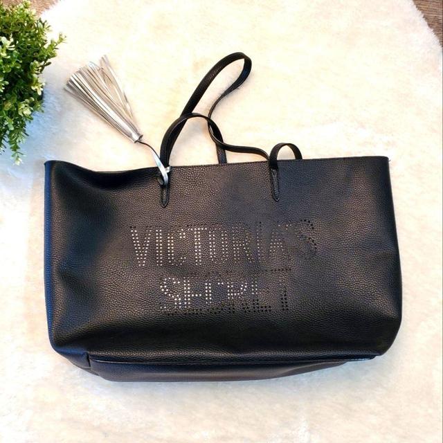 Victoria secret store black tassel bag