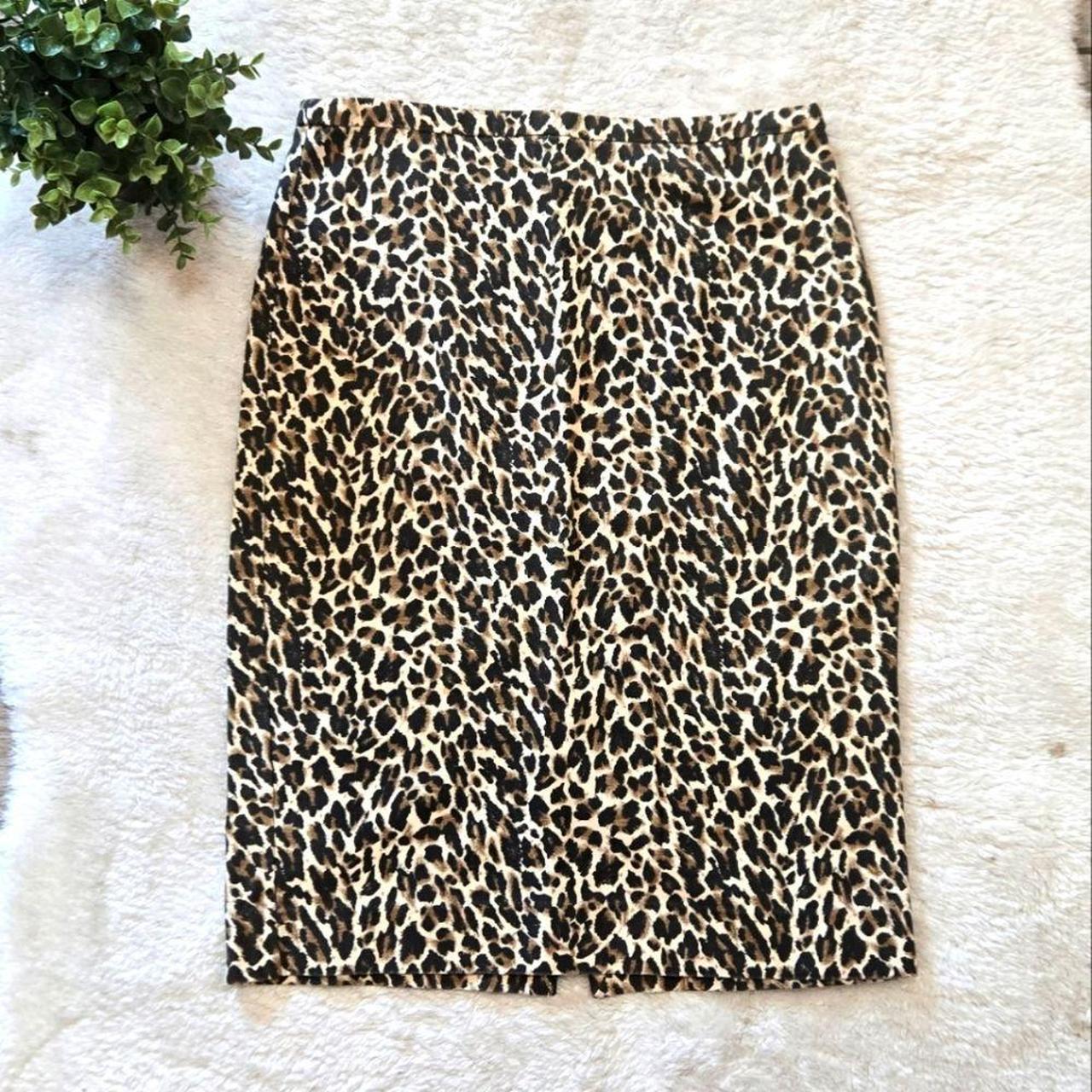 Leopard pencil skirt 100 best sale