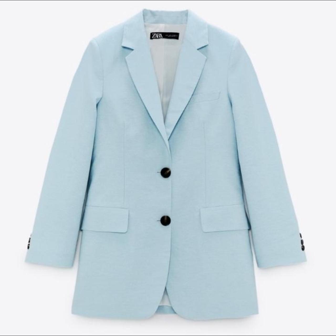 Turquoise jacket outlet zara