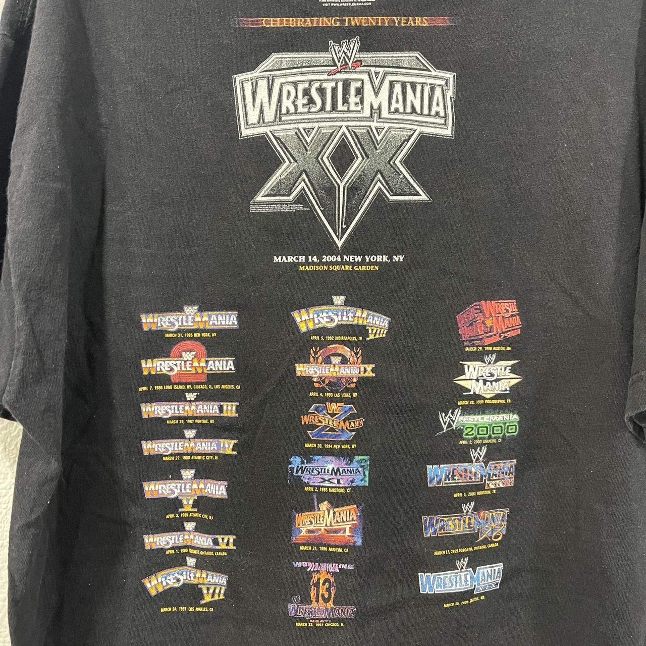 Vintage WWE 2004 store Wrestlemania Shirt