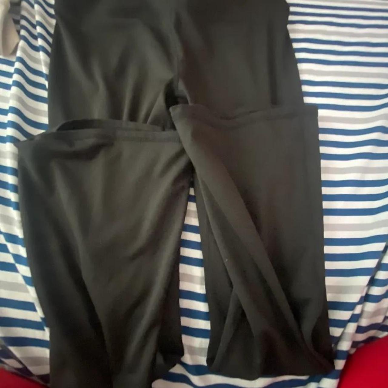 black gaiam flared leggings, amazing quality and - Depop