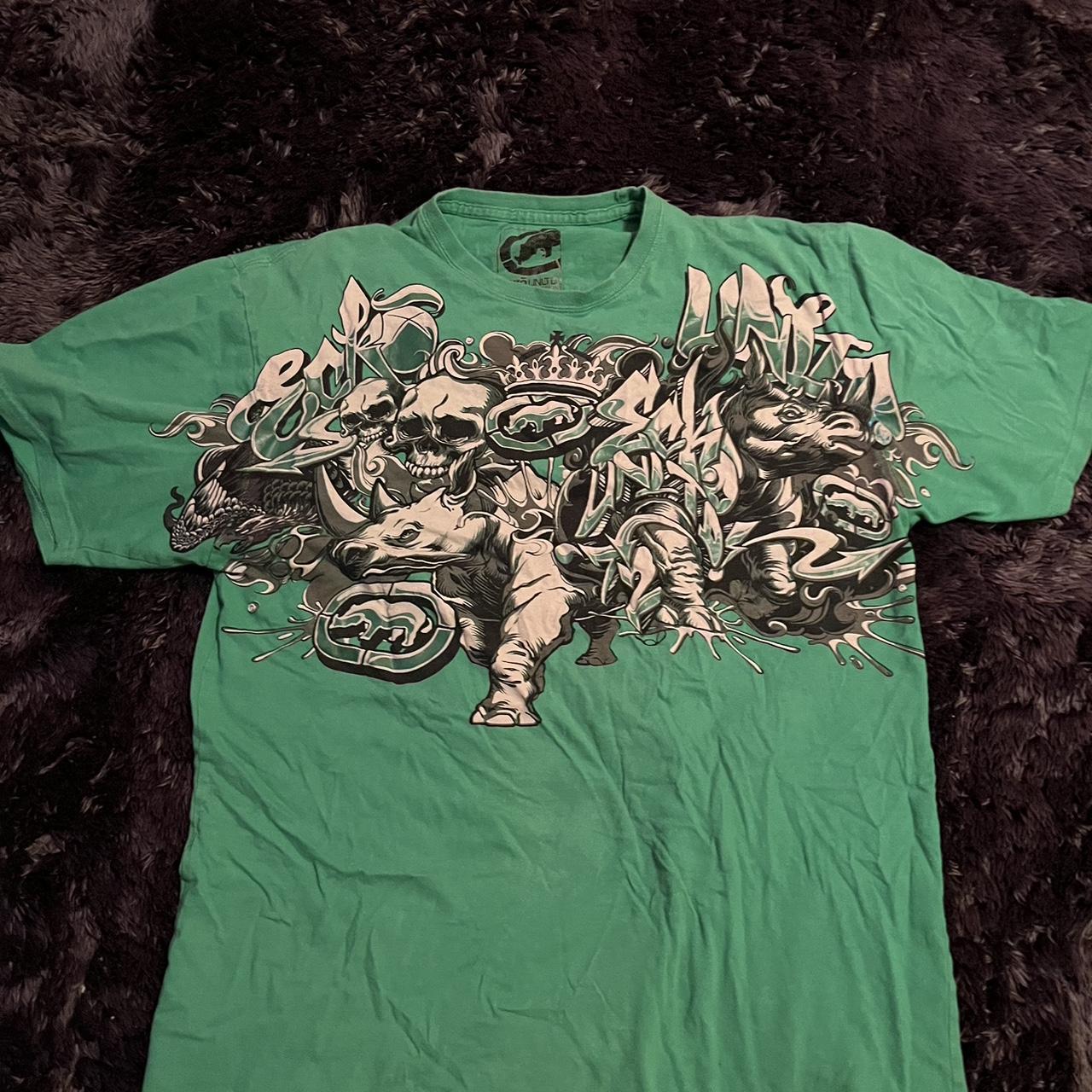 Ecko Unltd Mens Green T Shirt Depop 3768