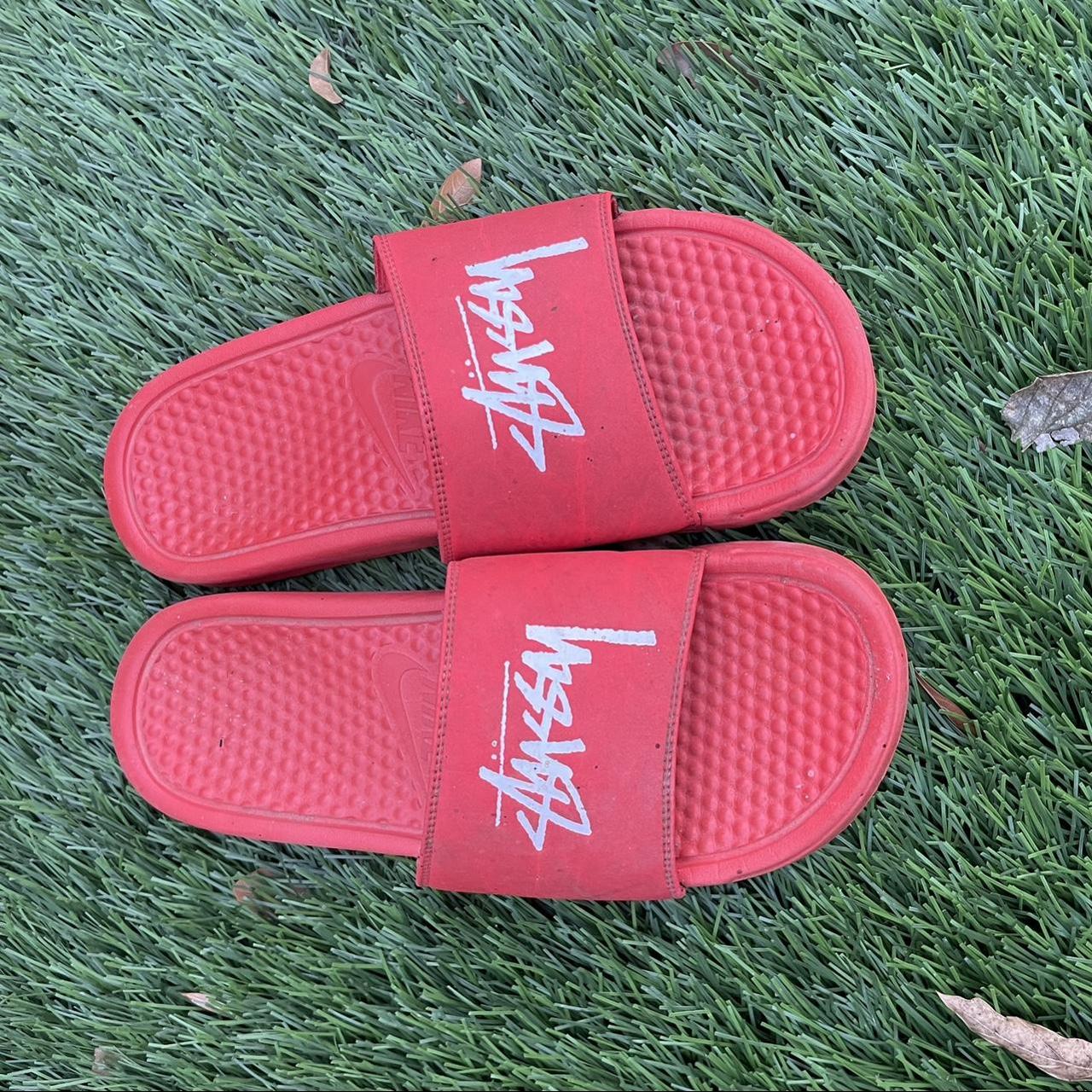 Stussy slides size 8 #stussy #slides #hype #sneakers - Depop