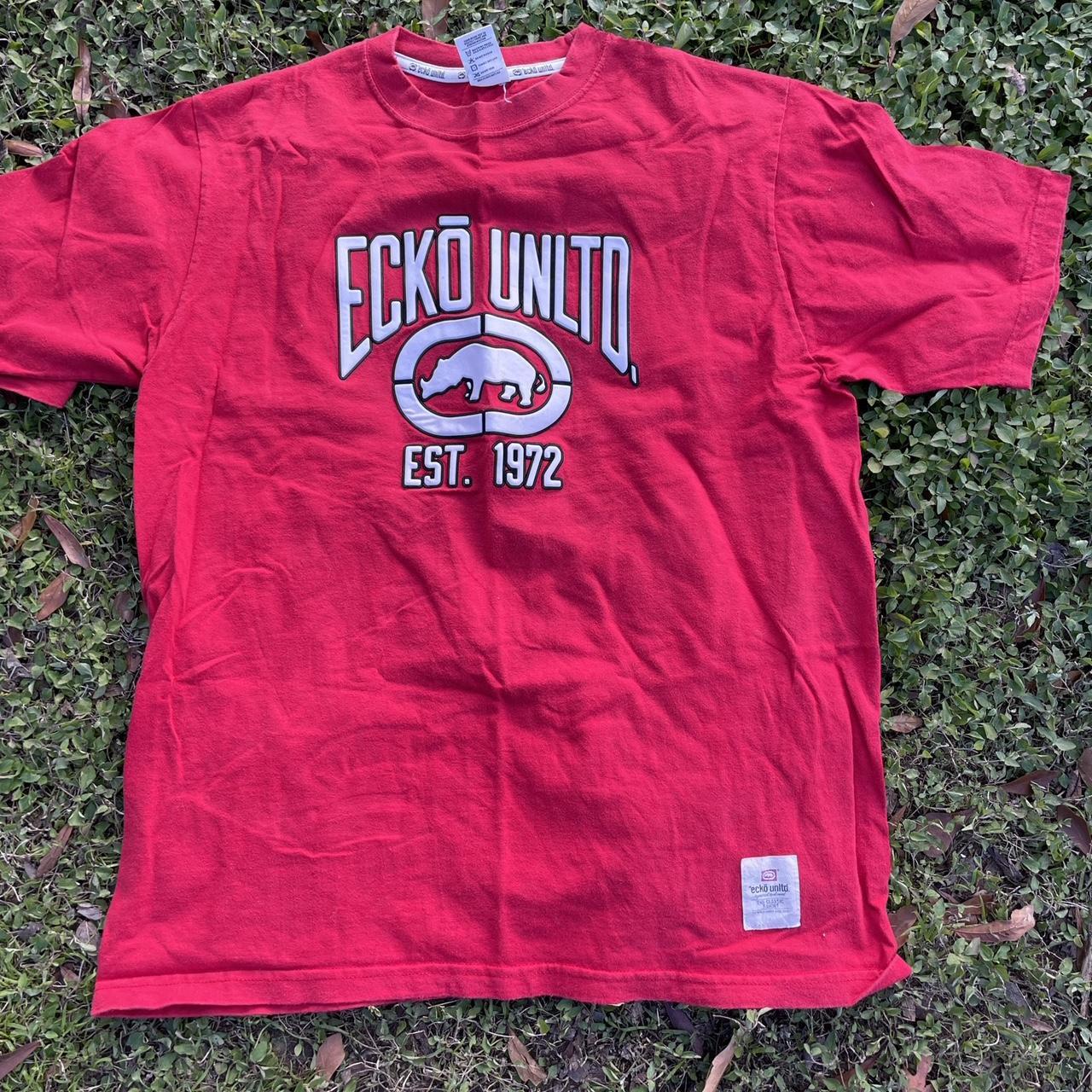 Ecko Unlimited Tshirt white size XL eckounlimited... Depop