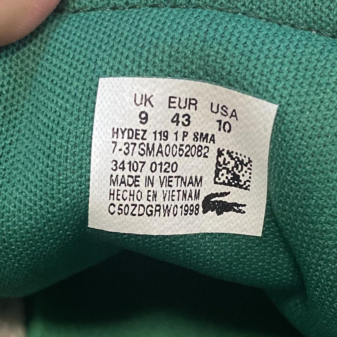 Lacoste White Leather Men s Sneakers Hydez 118 Mens Depop
