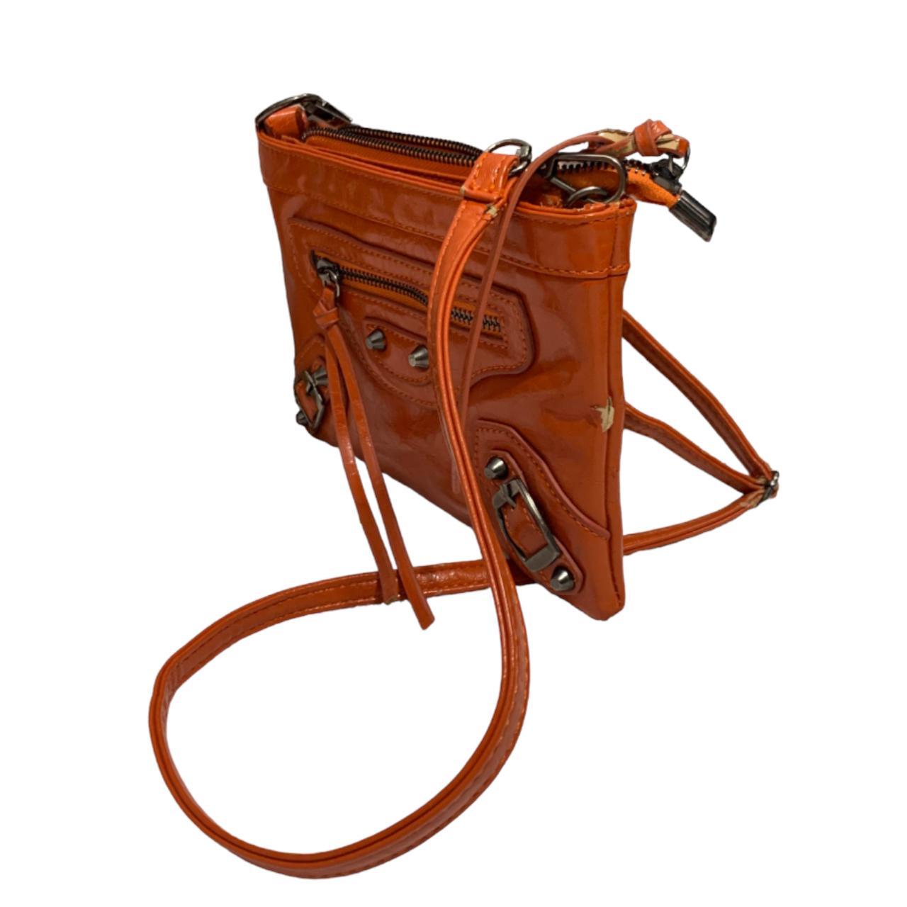 statement crossbody bag with silver details in... Depop