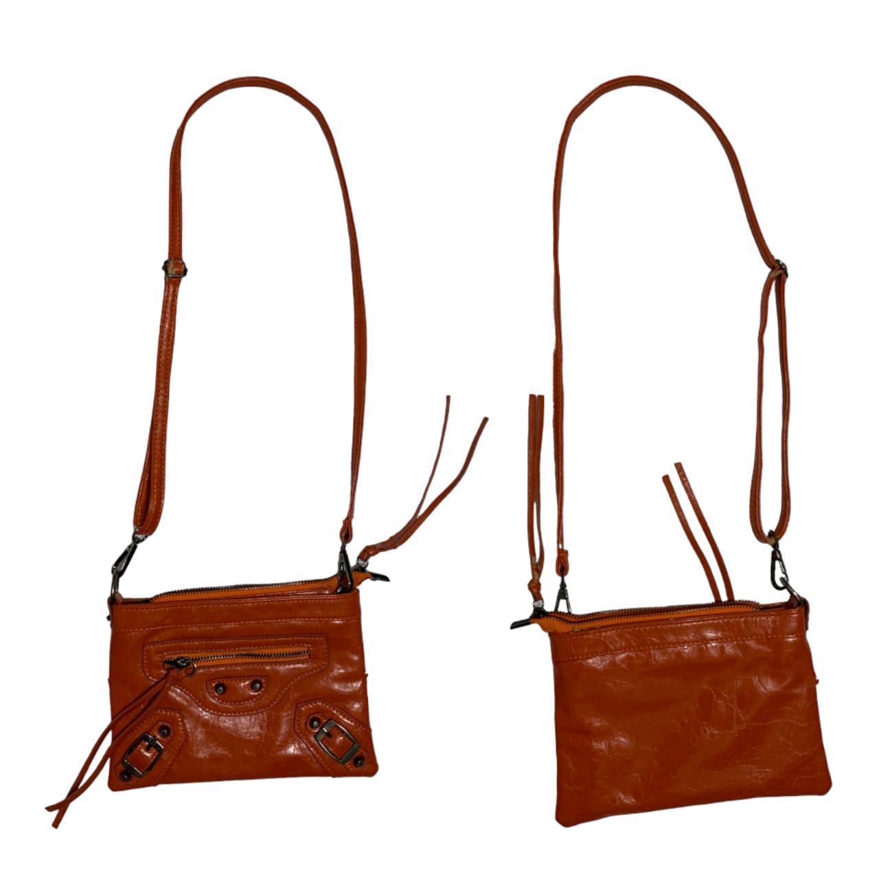 statement crossbody bag with silver details in... Depop