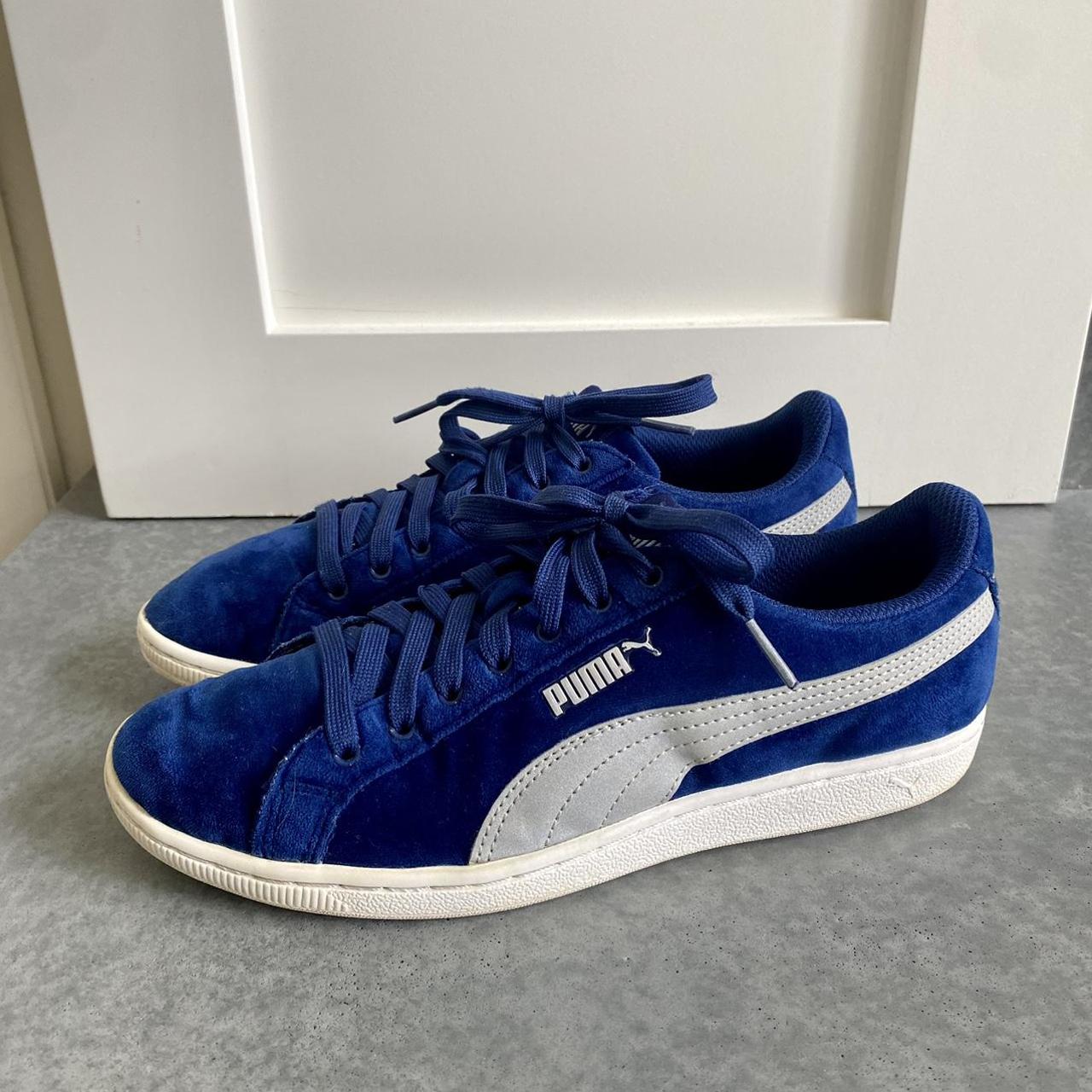 Royal blue puma outlet shoes