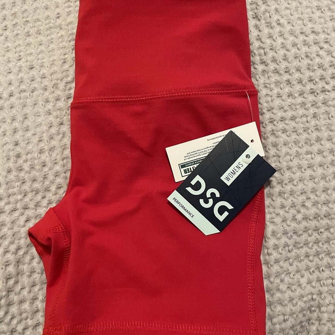 NWT red DSG spandex workout shorts - Depop