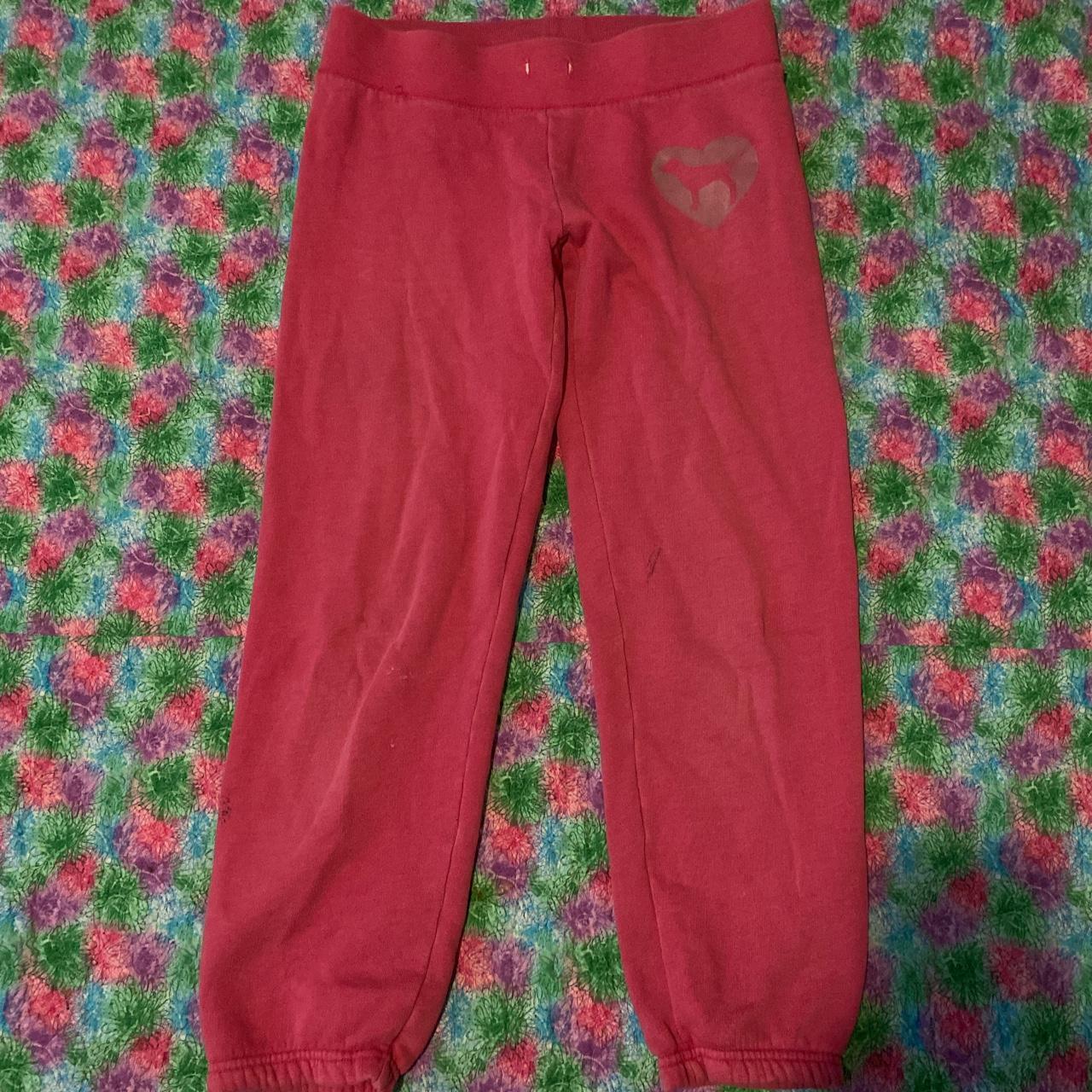 Pink, Victoria's Secret sweatpants, size xs, a few - Depop