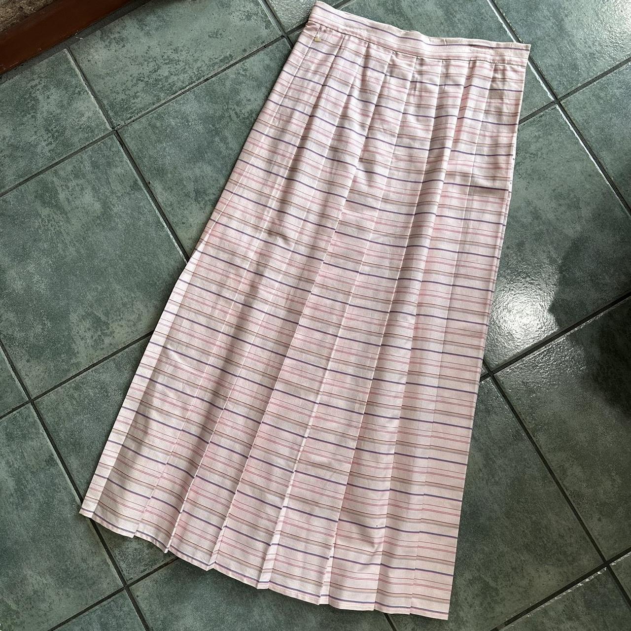 Striped skirt outlet 6 inch