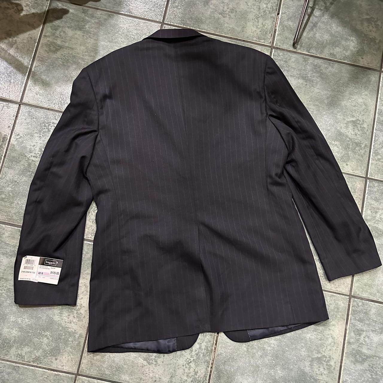 Haggar Men's Black and Grey Jacket (2)