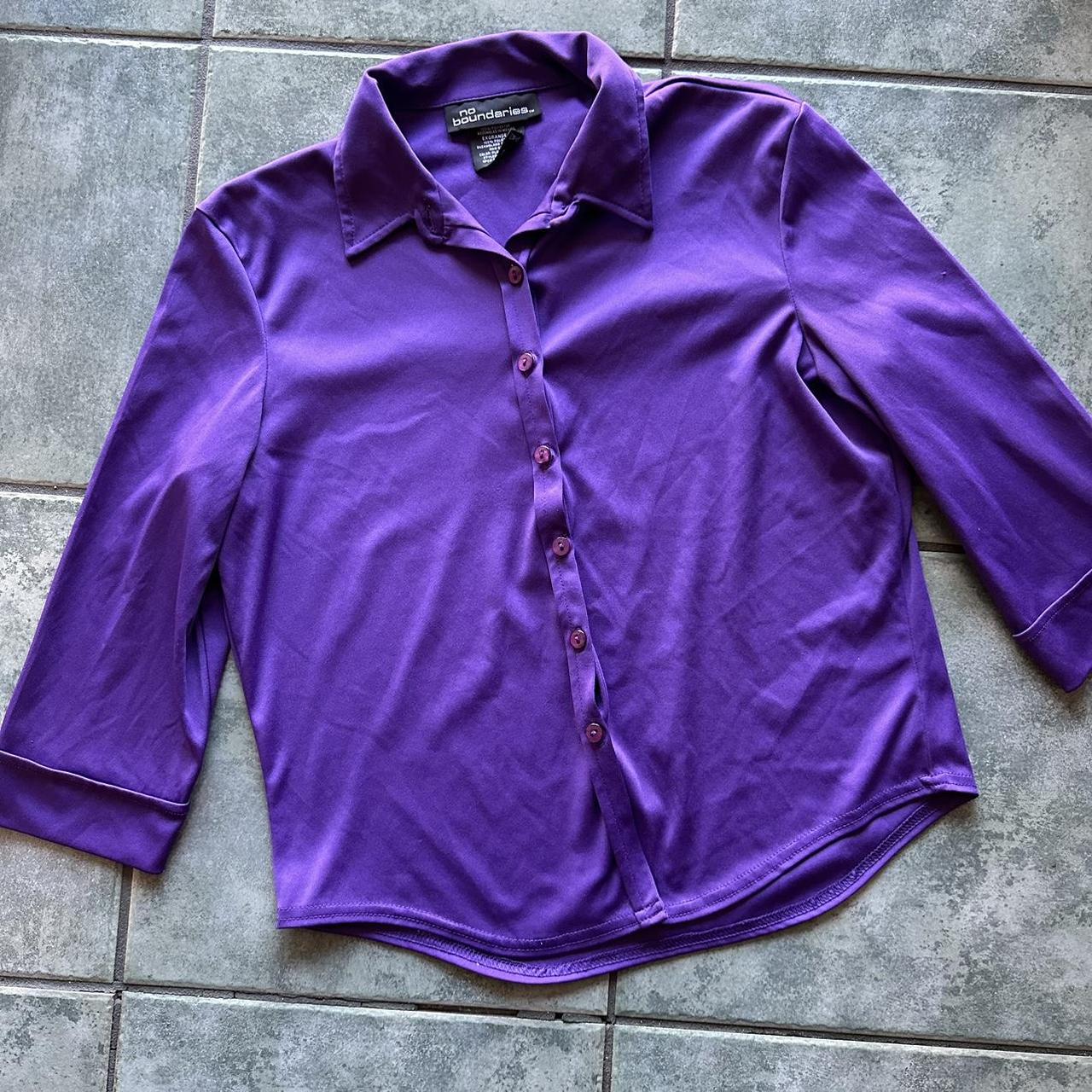 Royal purple button down 2024 shirt