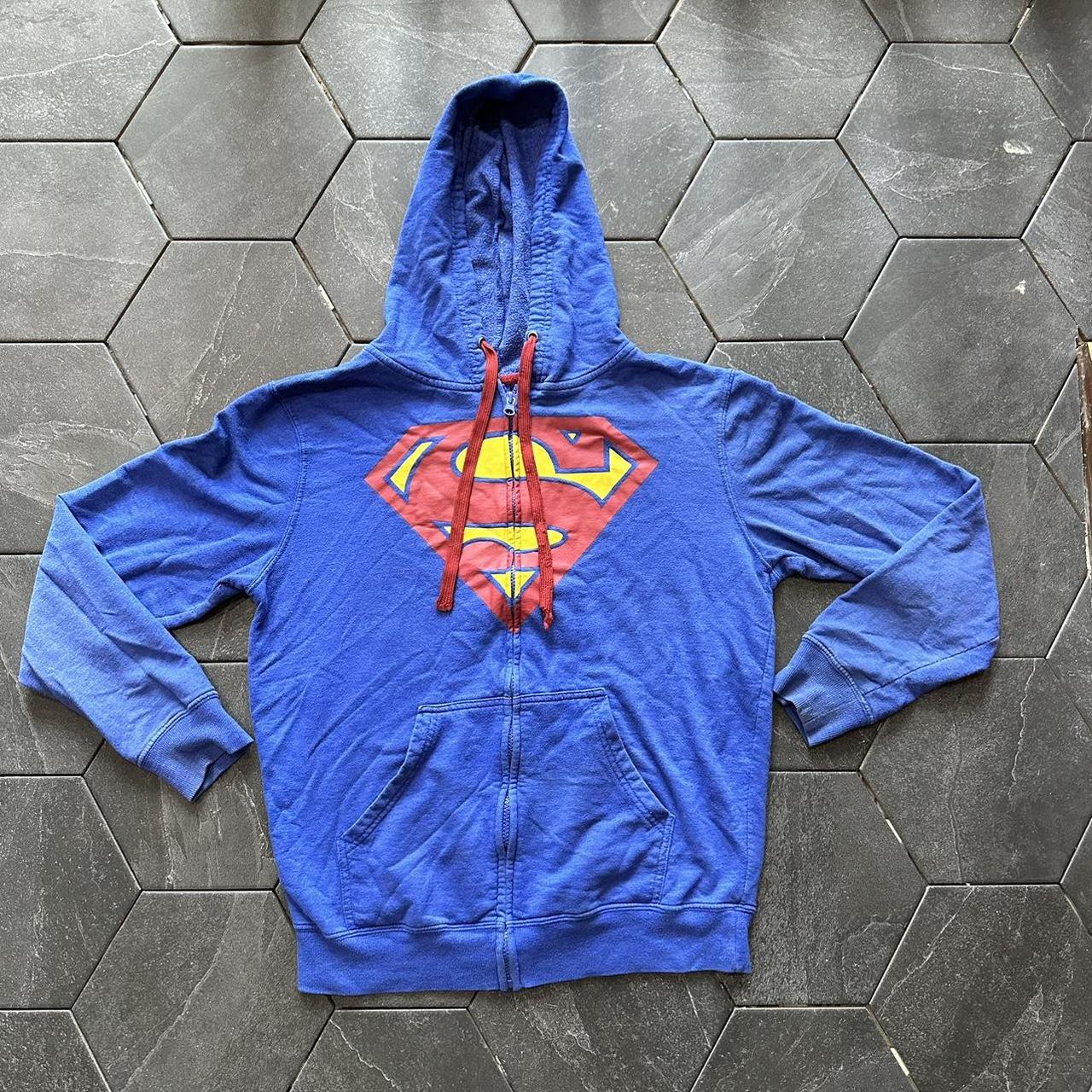 Superman hot sale zip hoodie