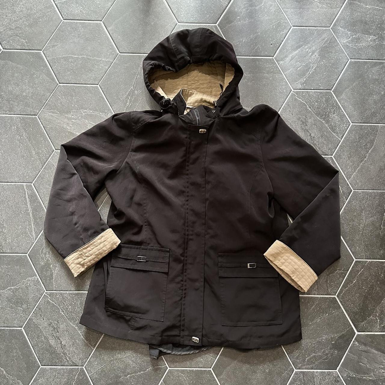 Classic Elements Black Beige Coat Good condition