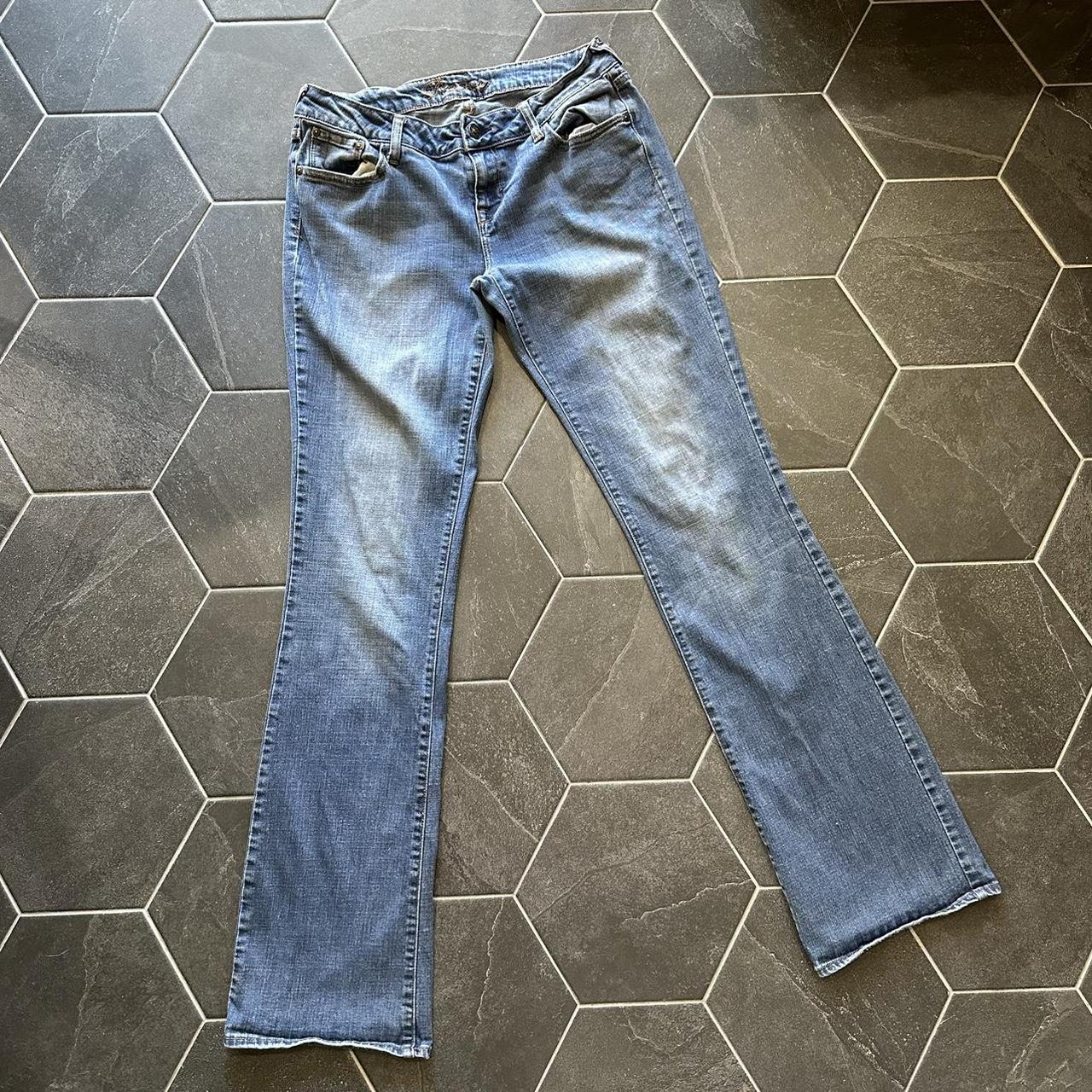 Delias Jeans Womens Blue Reese Light Stone Wash... - Depop