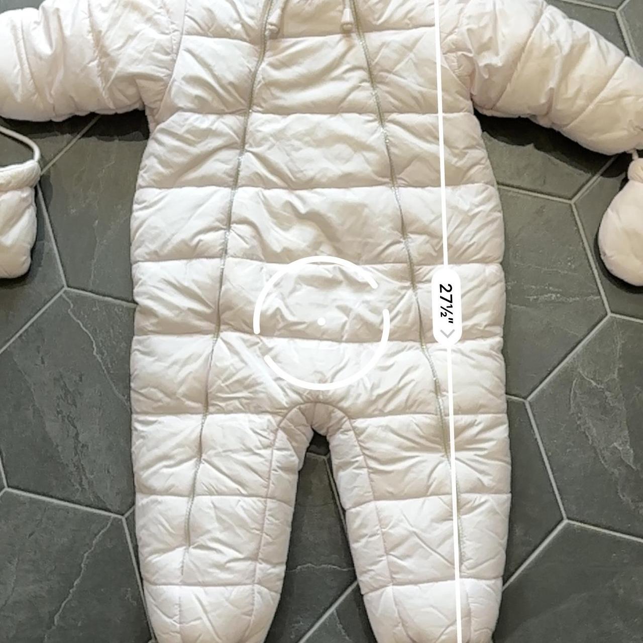VTG Light Pink Baby Dior Double Zip Winter Snowsuit | Depop