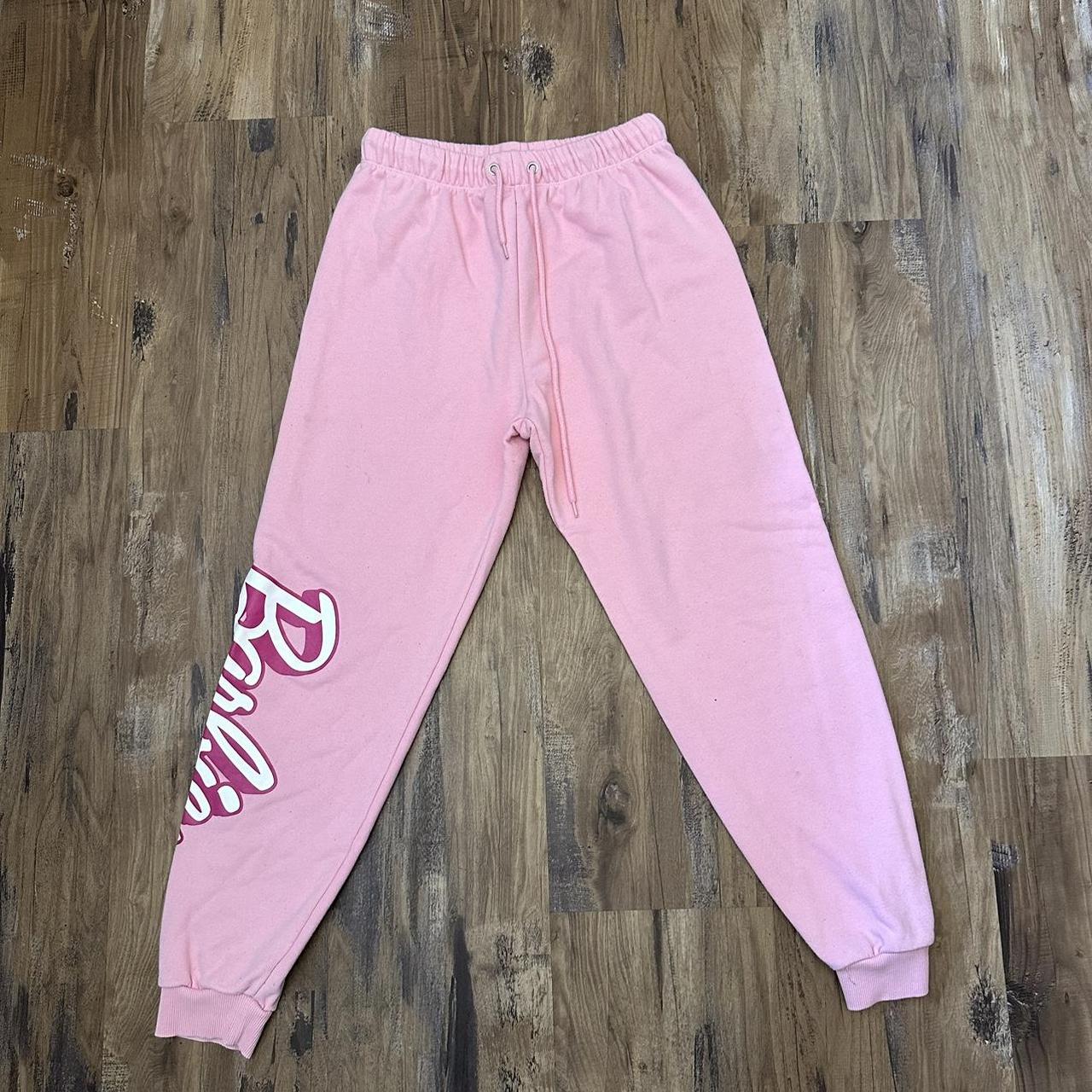 Forever 21 Pink Barbie Sweatpants Size Medium Some. Depop