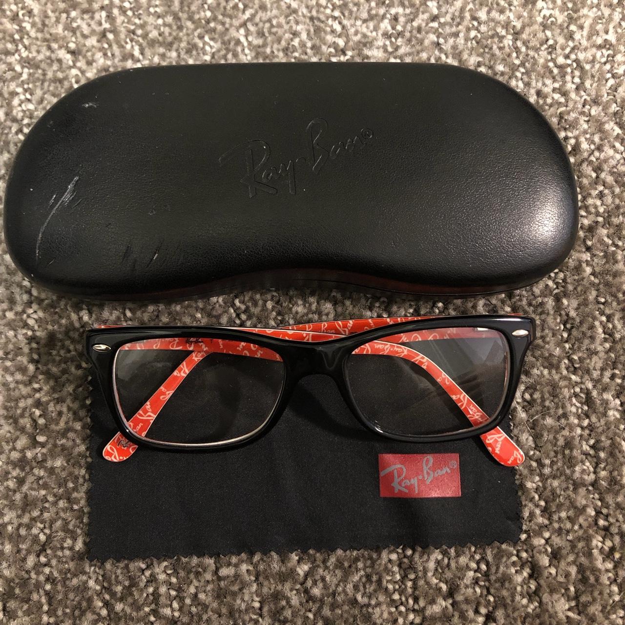 Red And Black Ray Bans Glasses Best For People With Depop