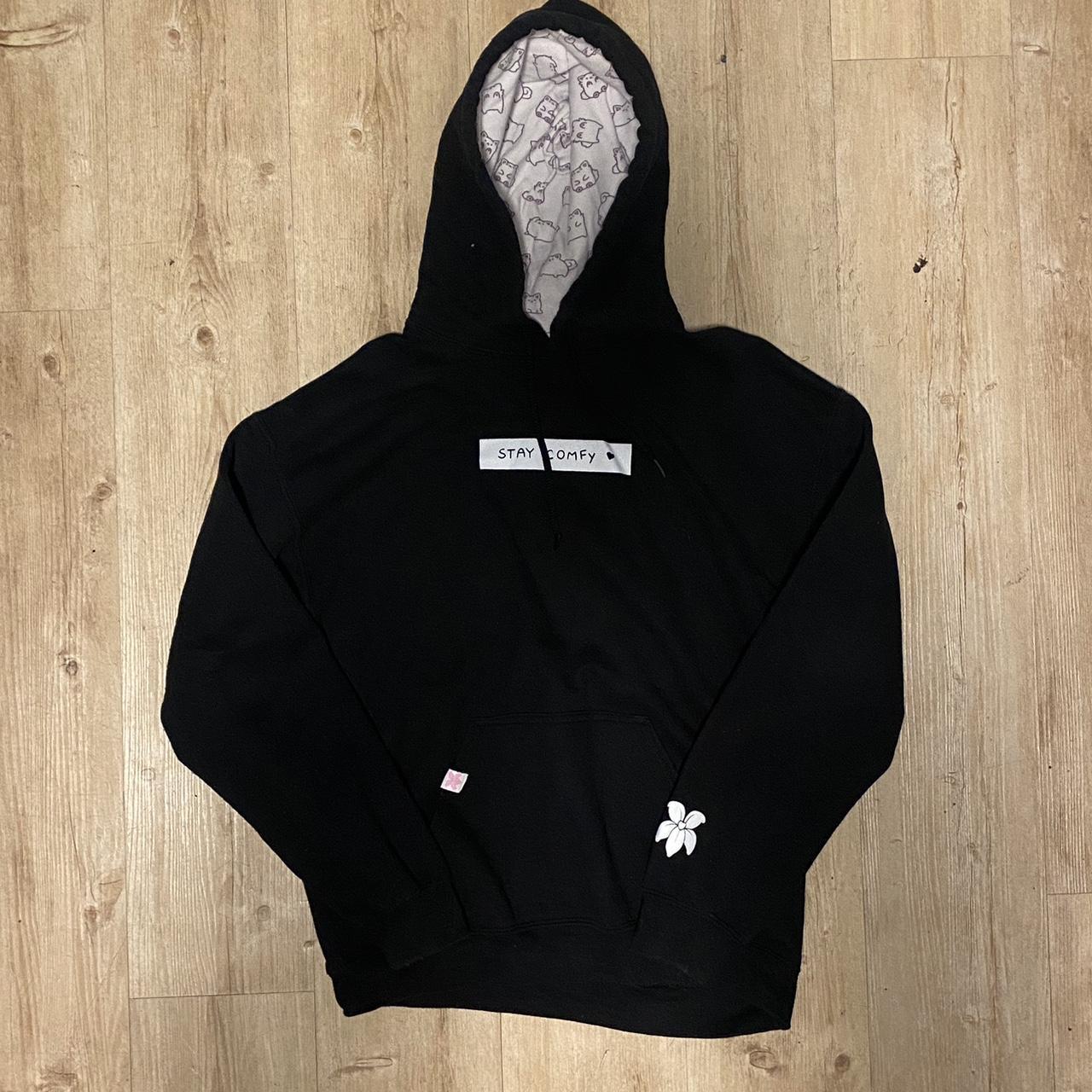 Black stay 2025 comfy hoodie