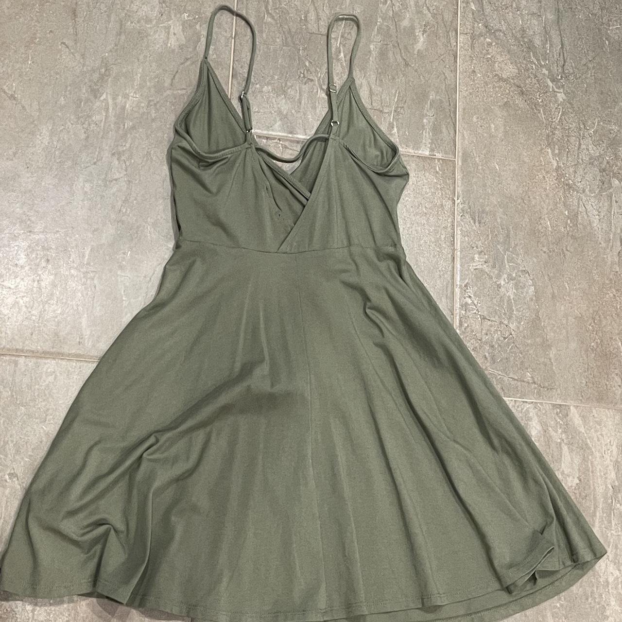 Forever 21 A line Mini Dress size small olive