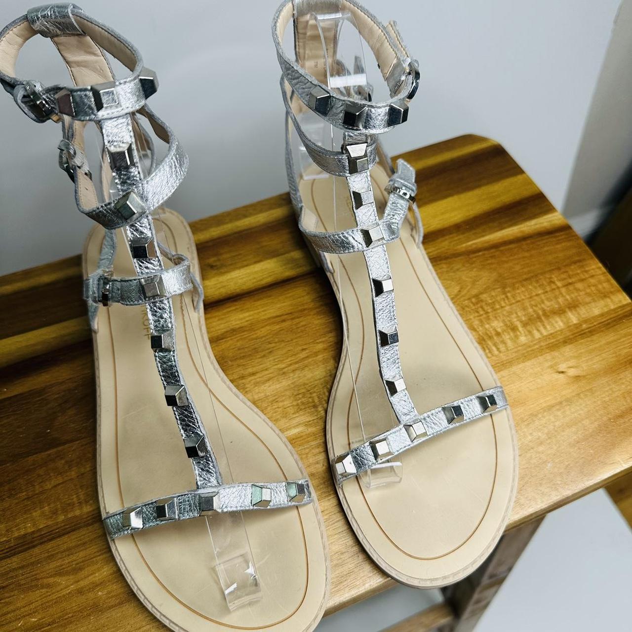 Rebecca minkoff hot sale silver sandals