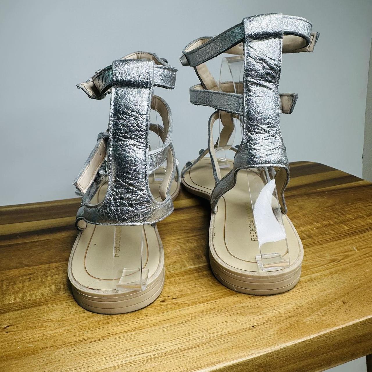 Rebecca minkoff best sale silver sandals