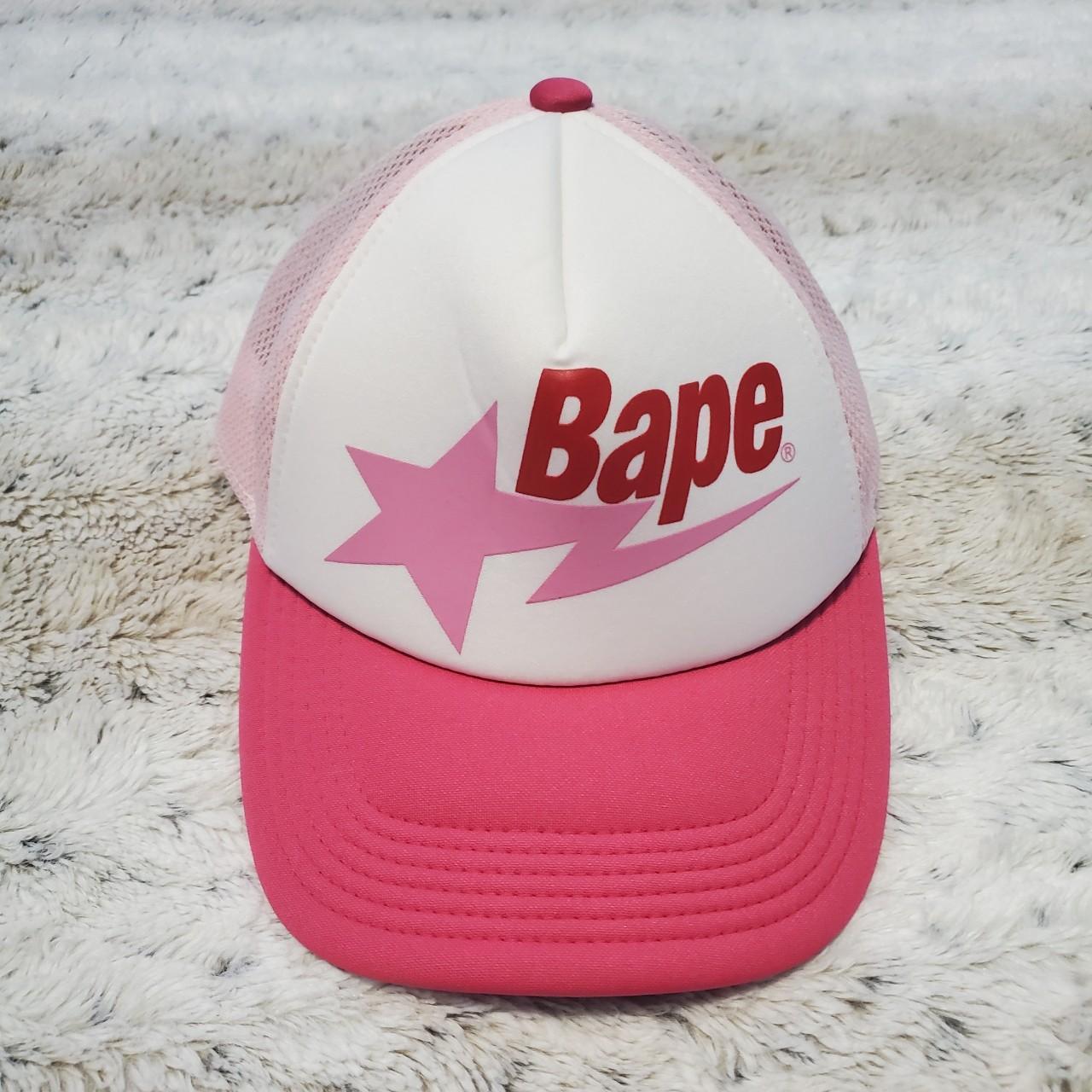 Bape Sta Mesh Cap Pink Condition: Brand new | Depop