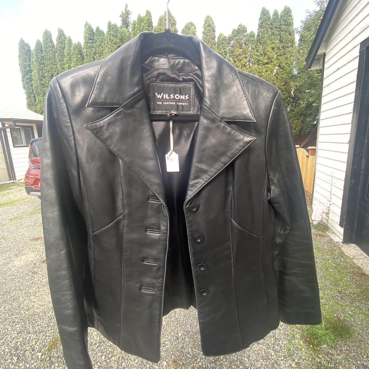 Online Wilsons Tailored Leather Jacket