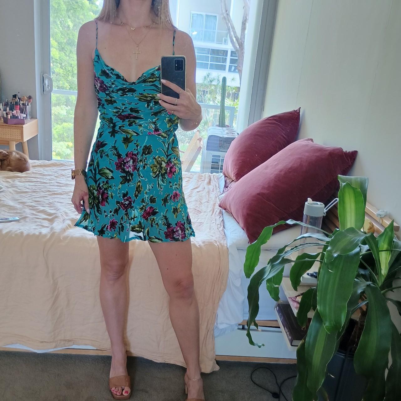 Rat Boa Leila silk dress size M (10),