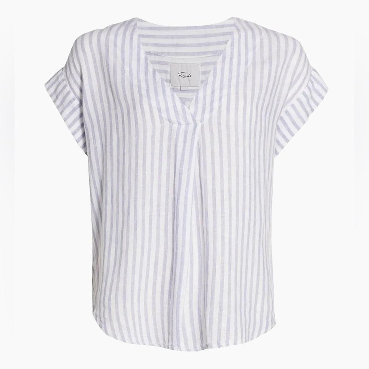 Rails Women's Blouse - Blue/White - L – Rails Nal… - image 5