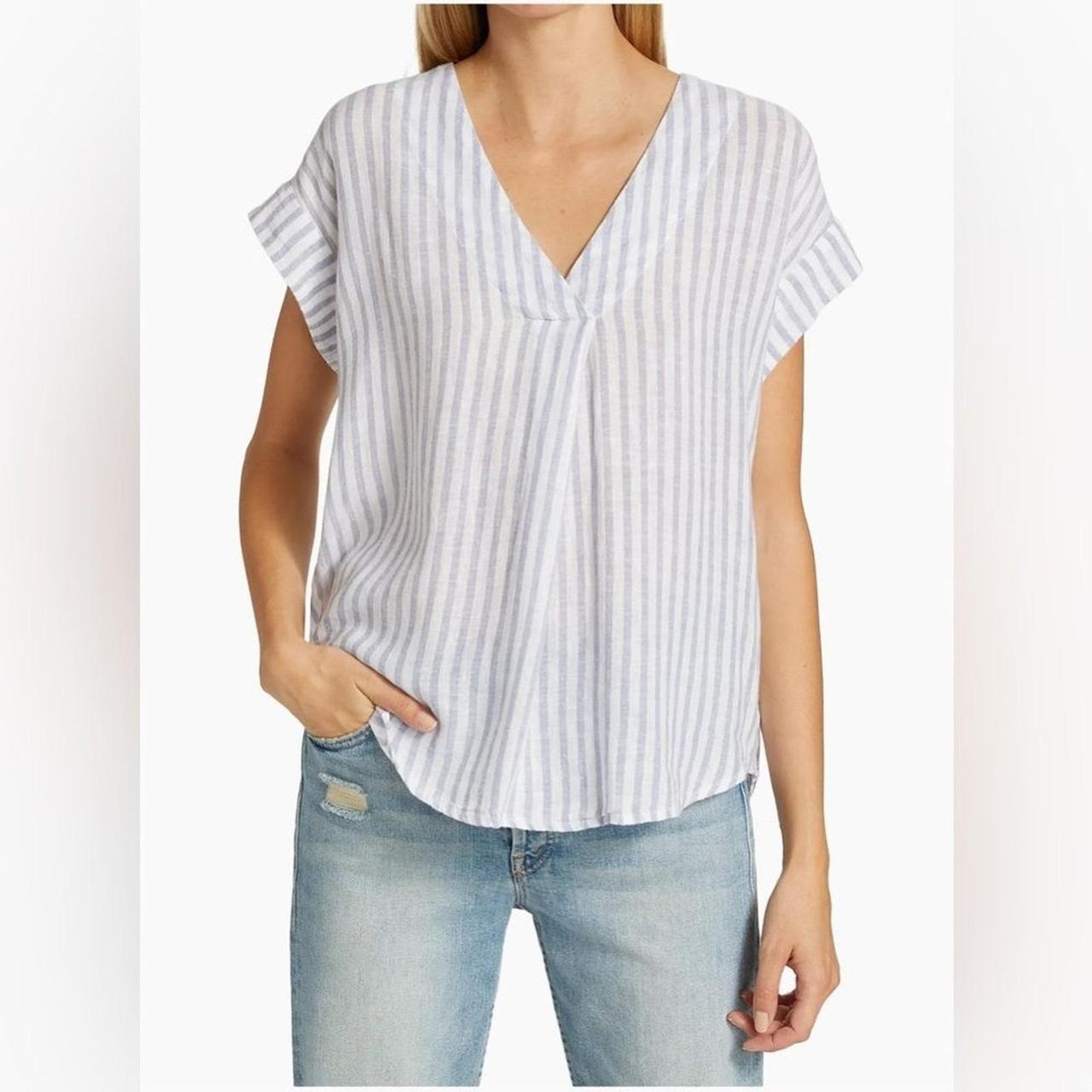 Rails Women's Blouse - Blue/White - L – Rails Nal… - image 1