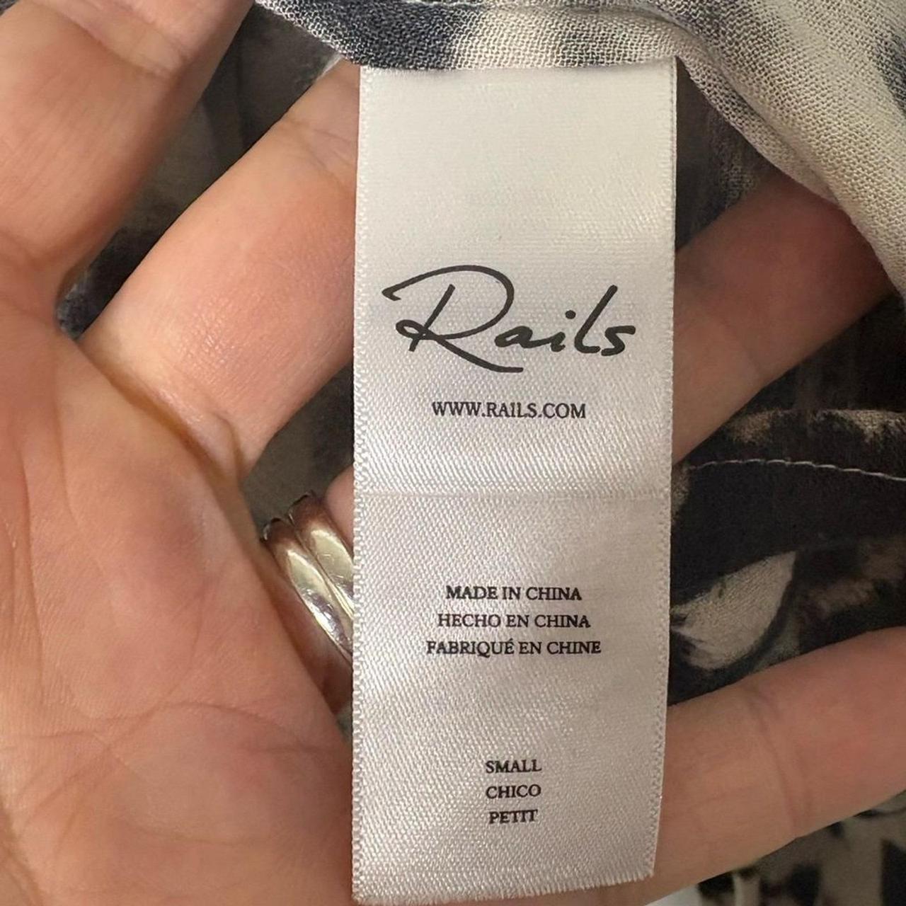 Rails Women's Blouse - Black/White - S – Rails Fa… - image 6