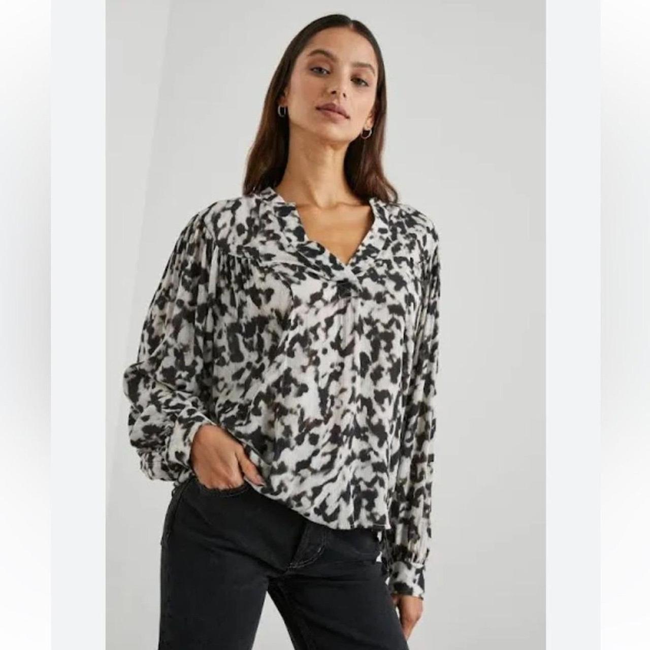 Rails Women's Blouse - Black/White - S – Rails Fa… - image 1
