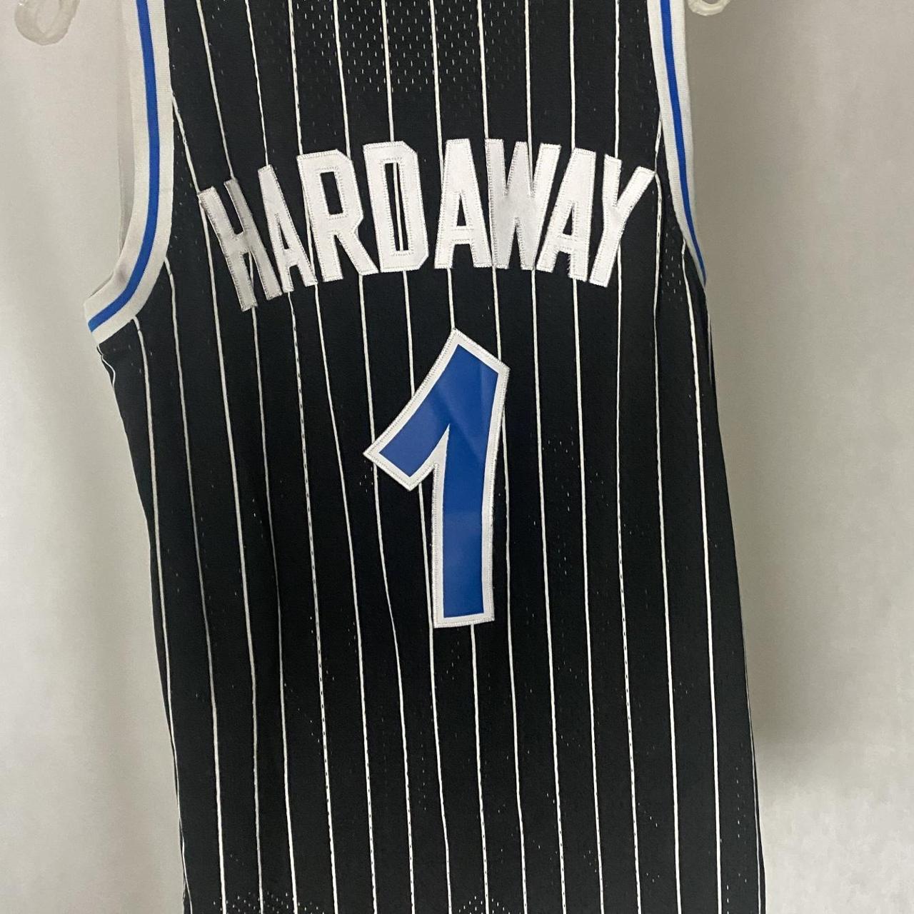 Mens Orlando Magic Penny Hardaway adidas Black Hardwood Classics