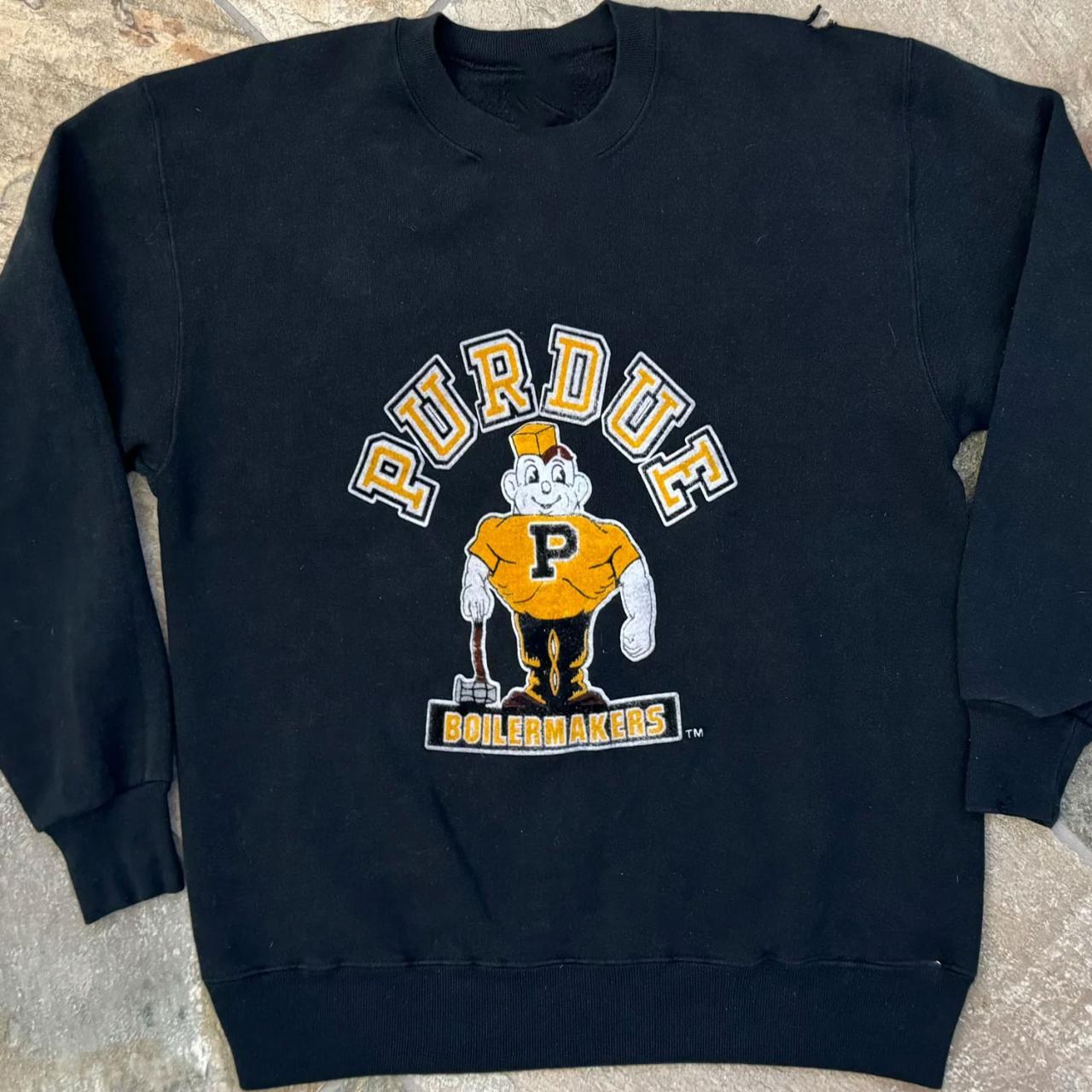 Vintage Purdue Boilermakers Russell College... - Depop