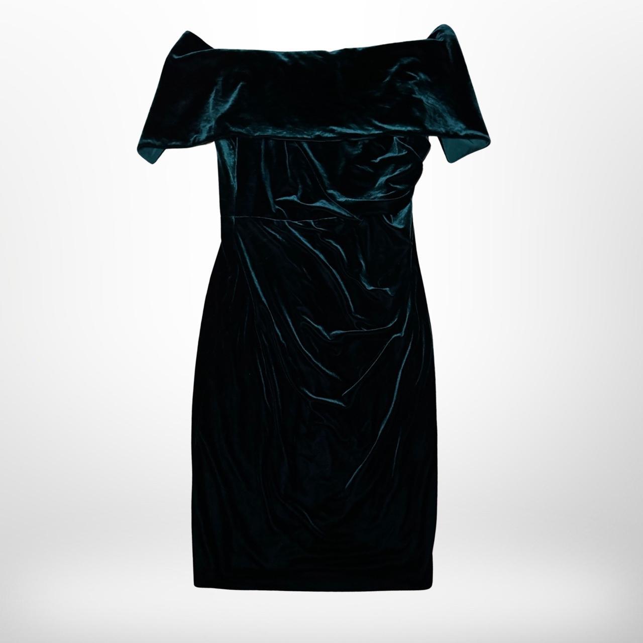 Vince camuto velvet outlet green dress